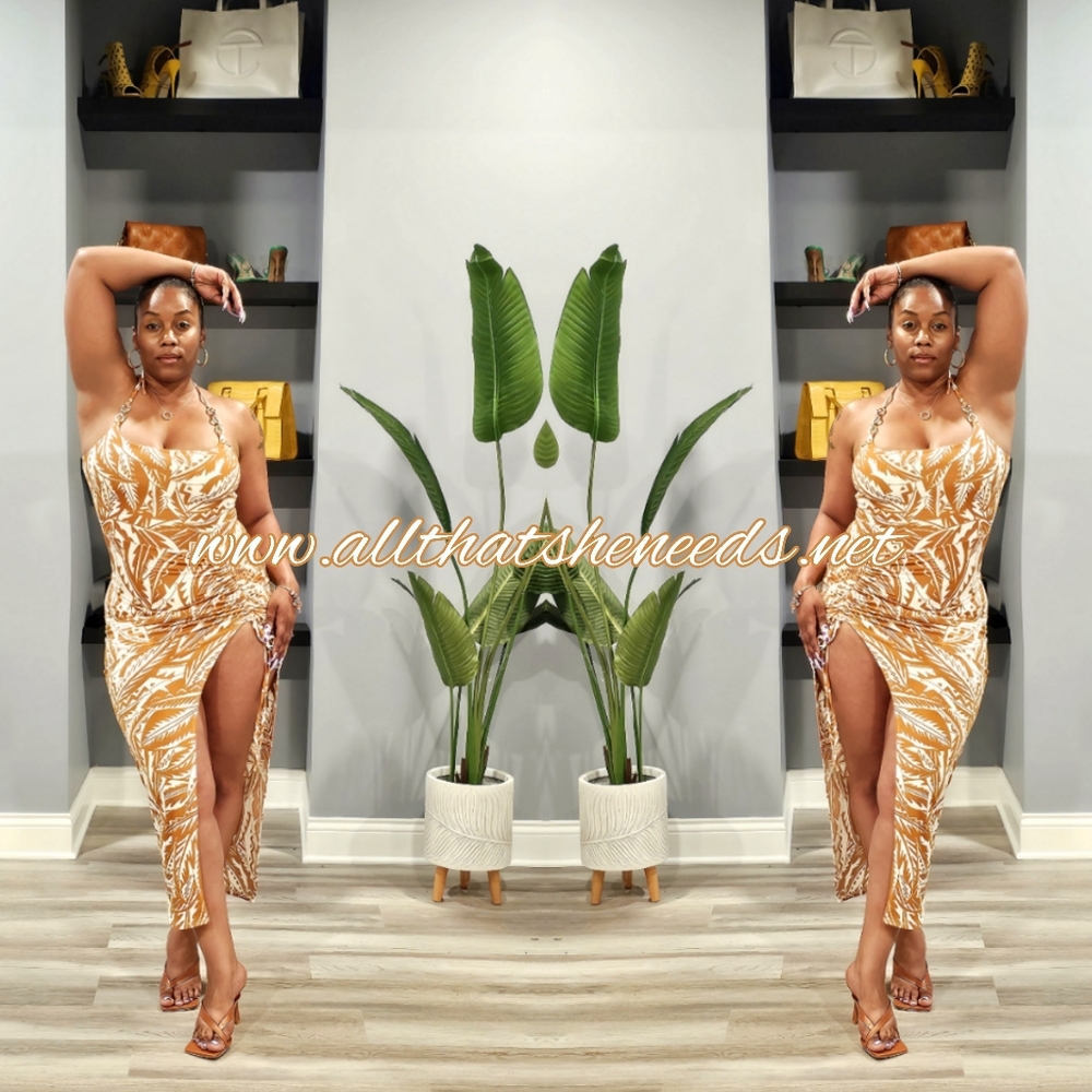 Eyes On Me Fitted Dress